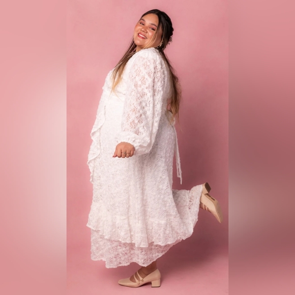 NWT Ivy City Be Mine White Lace Dress - Picture 2 of 14